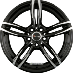 AVUS-RACING - AF15 BLACK POLISHED 8,5X19 5/112 ET:50 ML:5